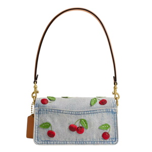 Coach Tabby Shoulder Bag 20 With Cherry Embroidery